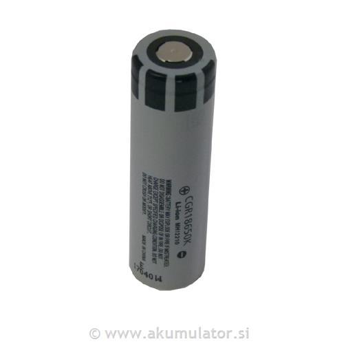 Panasonic CGR18650K 3.6V 1.650mAh 30A