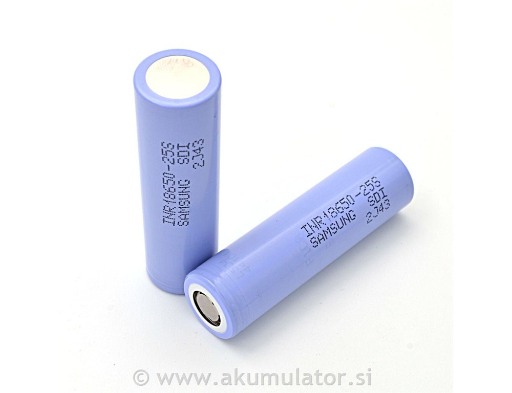 Samsung INR18650 25S 3,6V 2500mAh 25A