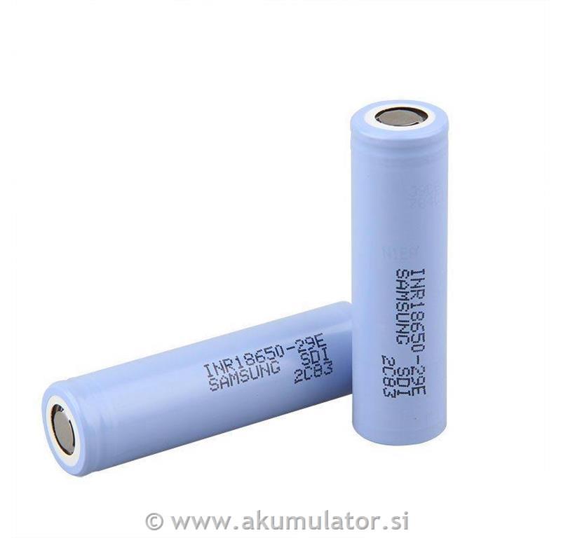 Samsung INR18650 29E 3.6V 2.900mAh 8.3A