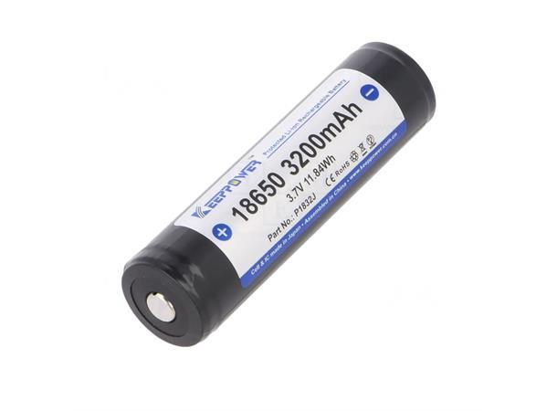 KeepPower 18650 3.7V 3.200mAh 8A + PCB / button top