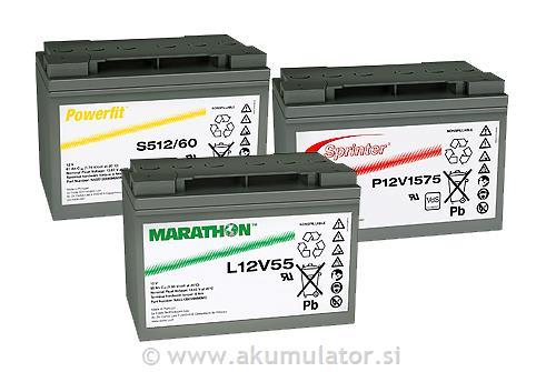 Stacionarne baterije GNB EXIDE Sprinter in Marathon