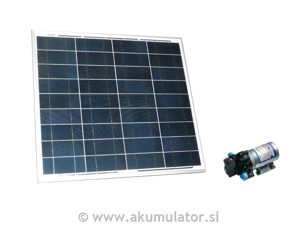 Solarni komplet za črpanje in pretakanje vode