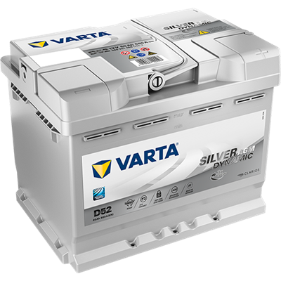 Start&stop akumulator 60Ah AGM Varta D52