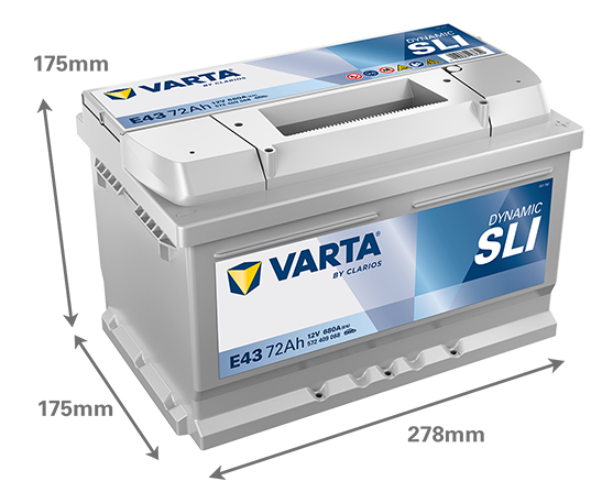 Аккумулятор varta 72ah