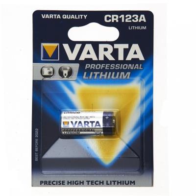 Baterija za fotoaparat Varta CR123A litij