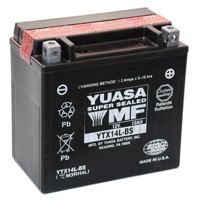 Moto akumulator YUASA YTX14L-BS,12Ah