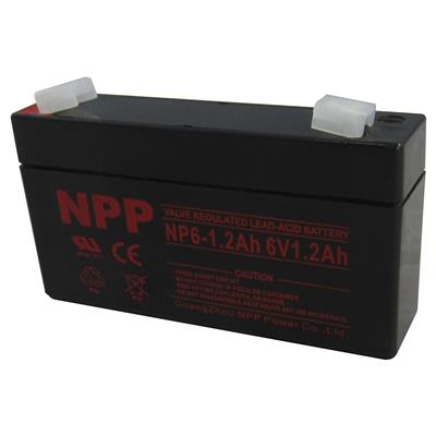 UPS AGM akumulator 6V 1,2 Ah F1 NPP