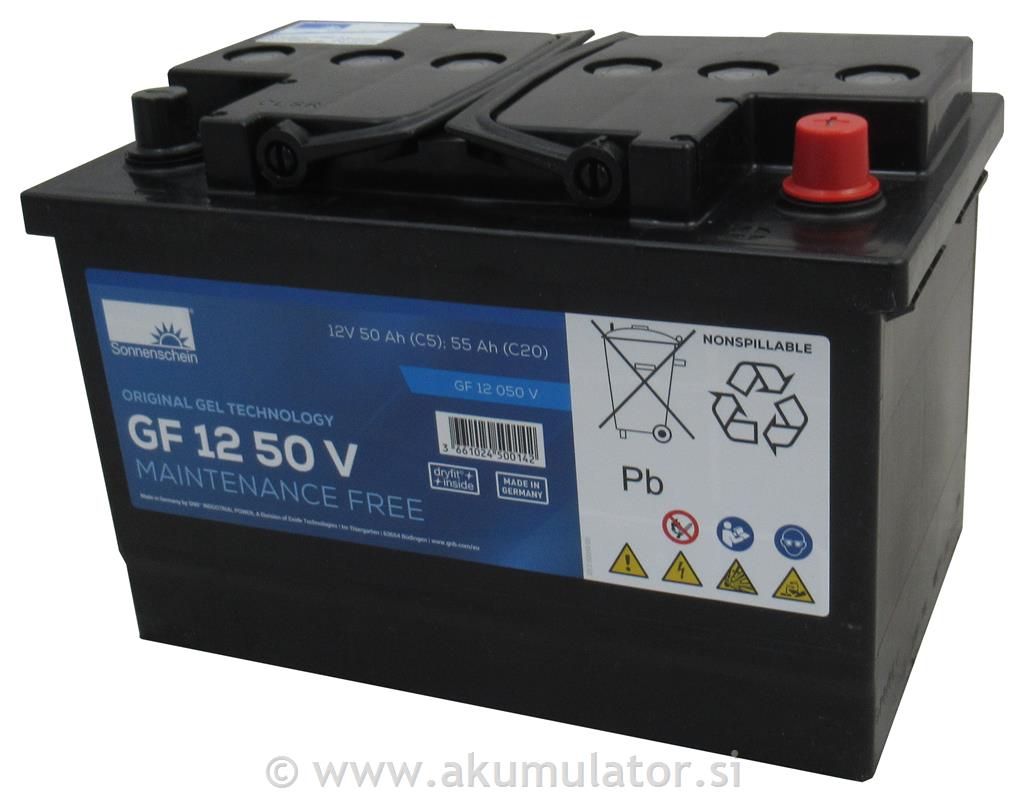 Batterie Gel Sonnenschein GF12050 V 12v 55ah
