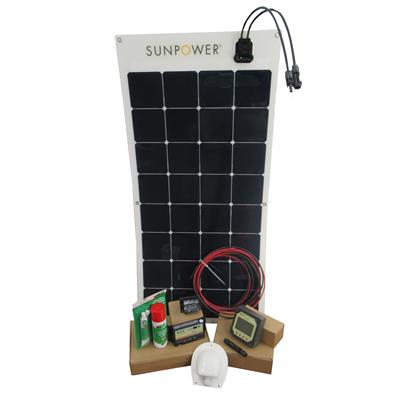 Premium solarni komplet za avtodom 110W s fleksibilnim modulom Sunpower