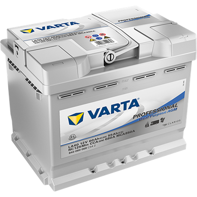 Akumulator Varta AGM Dual 12V 60Ah LA60
