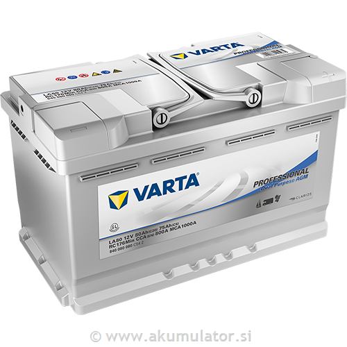 Аккумулятор varta 80ah