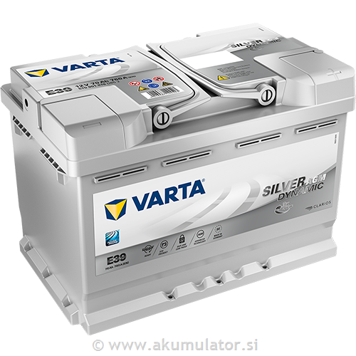 Start&stop akumulatorji  AGM Varta